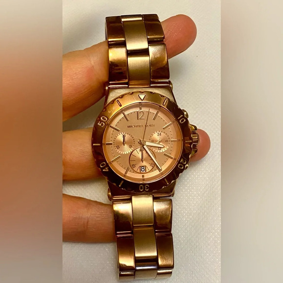 Michae Kors 5314 rose gold tone watches for ladies - Picture 1 of 8